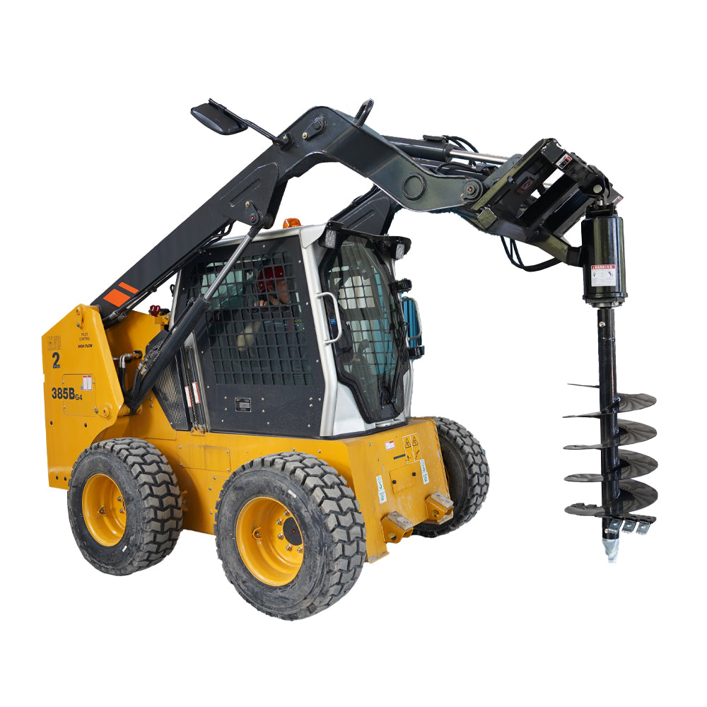 Skid Steer Post Hole Auger Drive Attachment