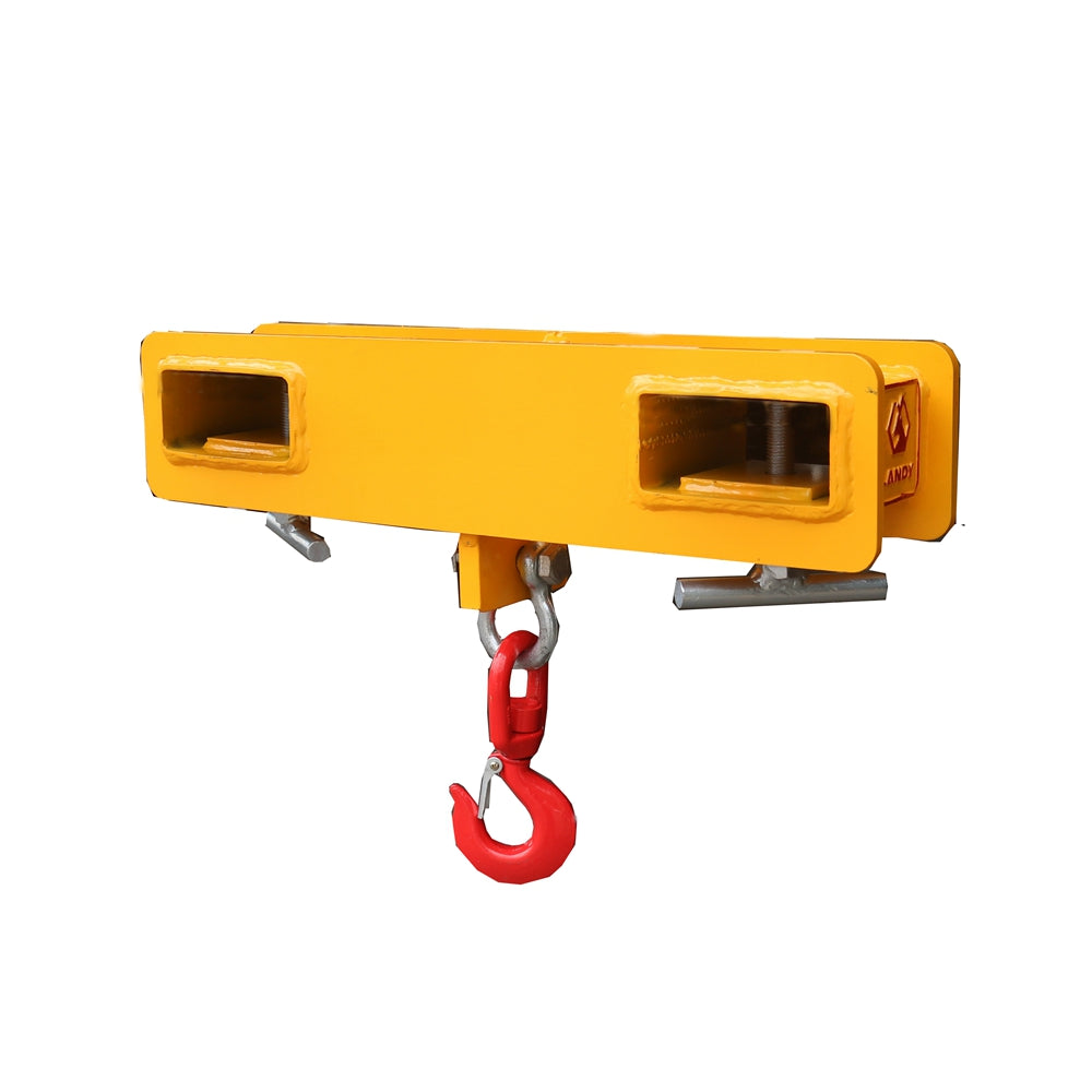 4000lbs Capacity Forklift Lifting Hoist Hook, Yellow Forklift Mobile C ...