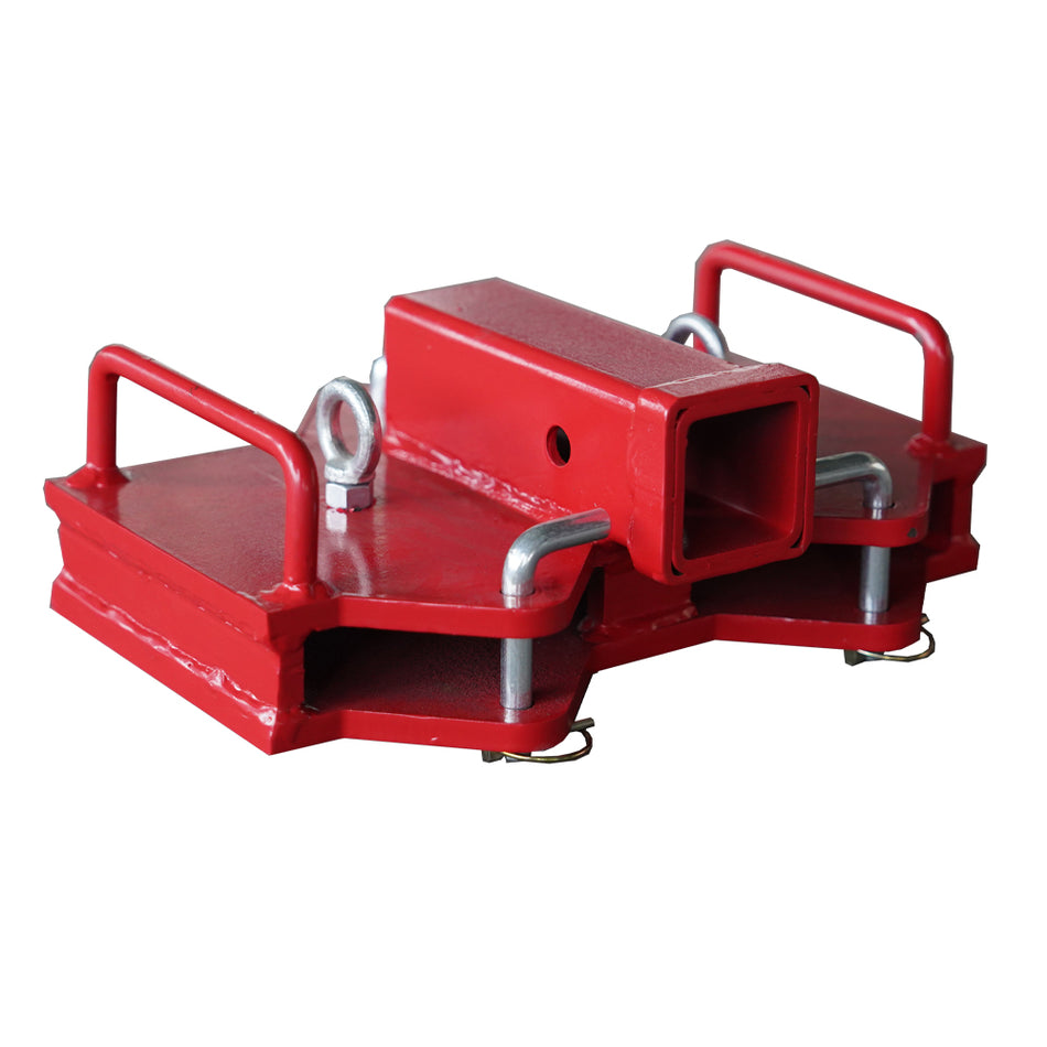 2" Dual Forklift Hitch Receiver Aadpter